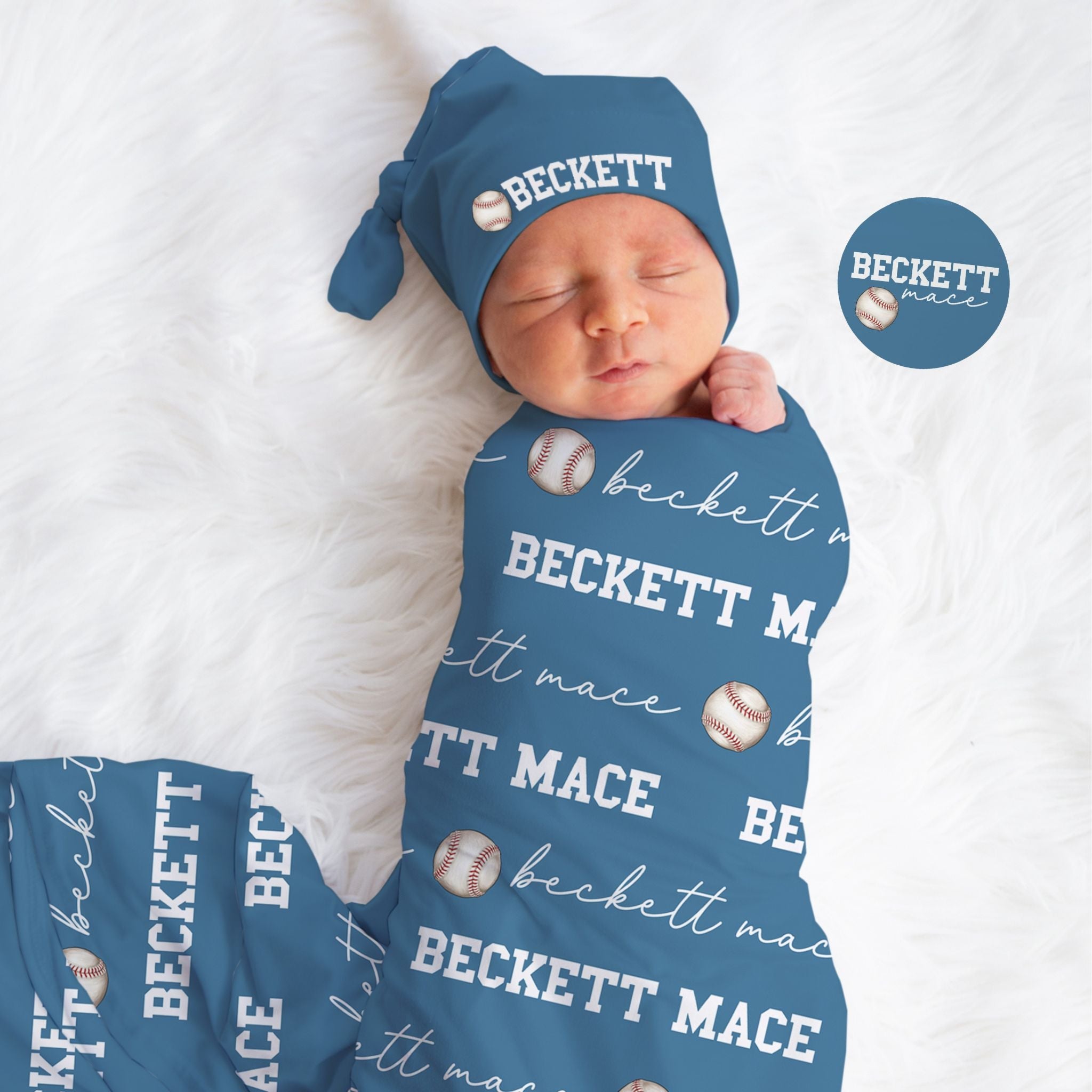 Baseball Baby Swaddle Set - Twinklette™