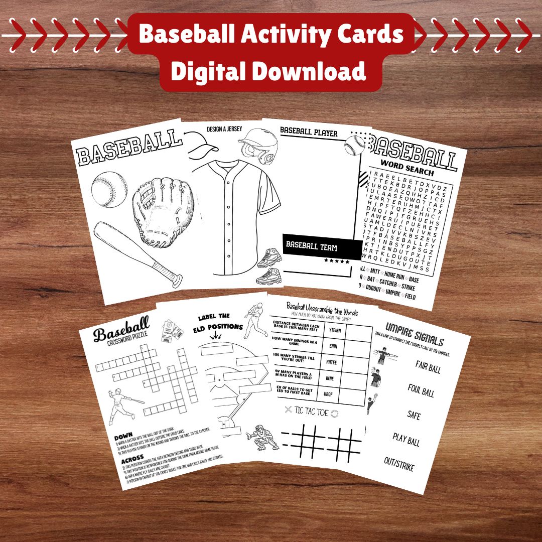Baseball Cards DIGITAL DOWNLOAD - Twinklette™