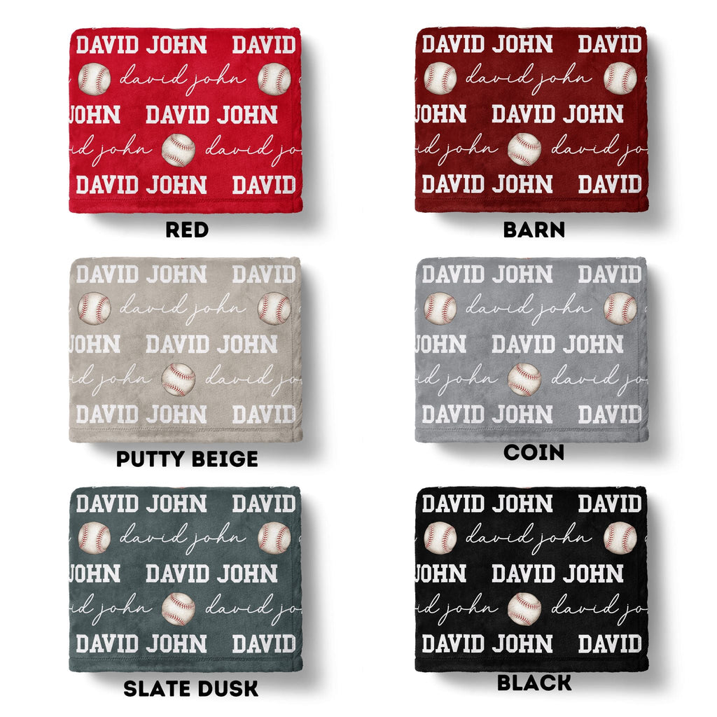 Baseball Minky Blanket - Twinklette™