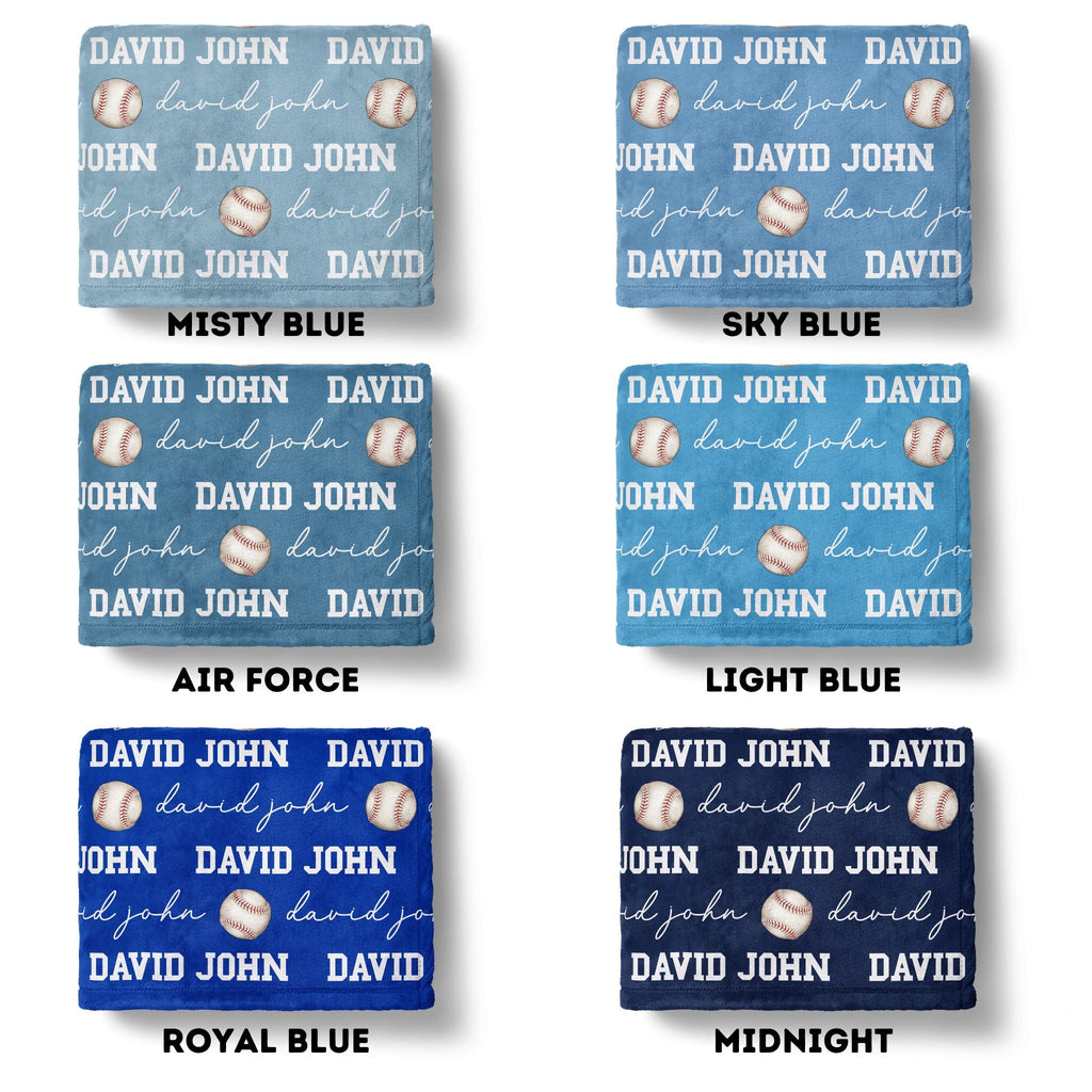 Baseball Minky Blanket - Twinklette™
