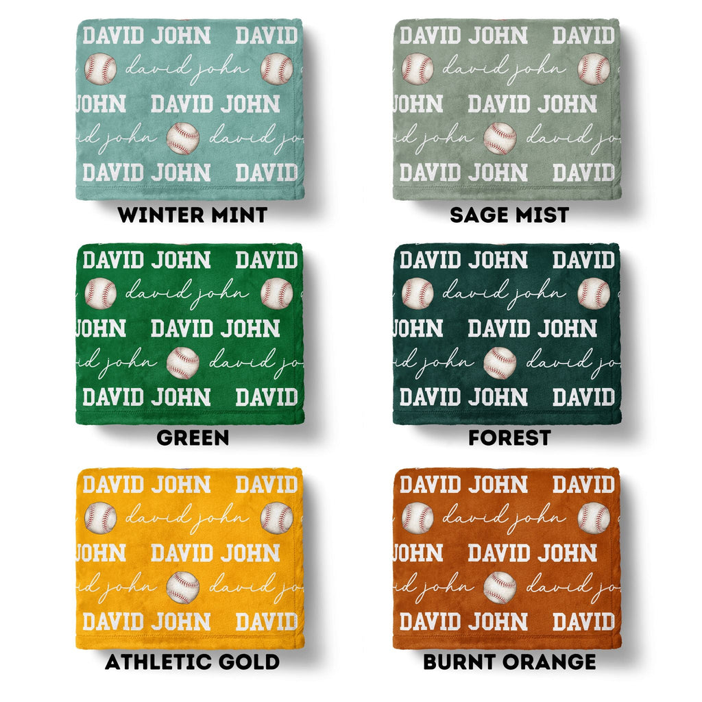 Baseball Minky Blanket - Twinklette™