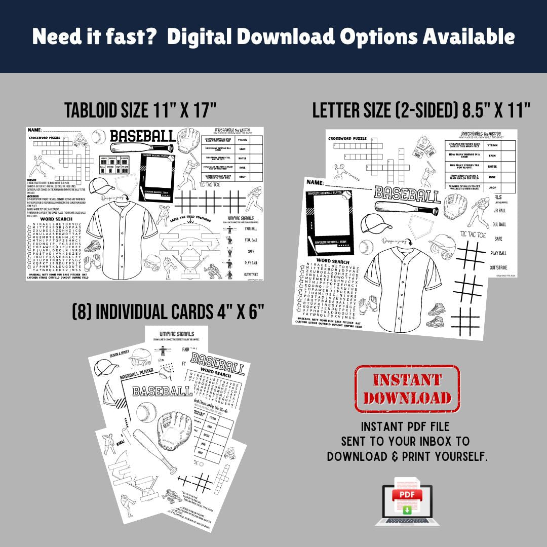 Baseball Party Games - Twinklette™