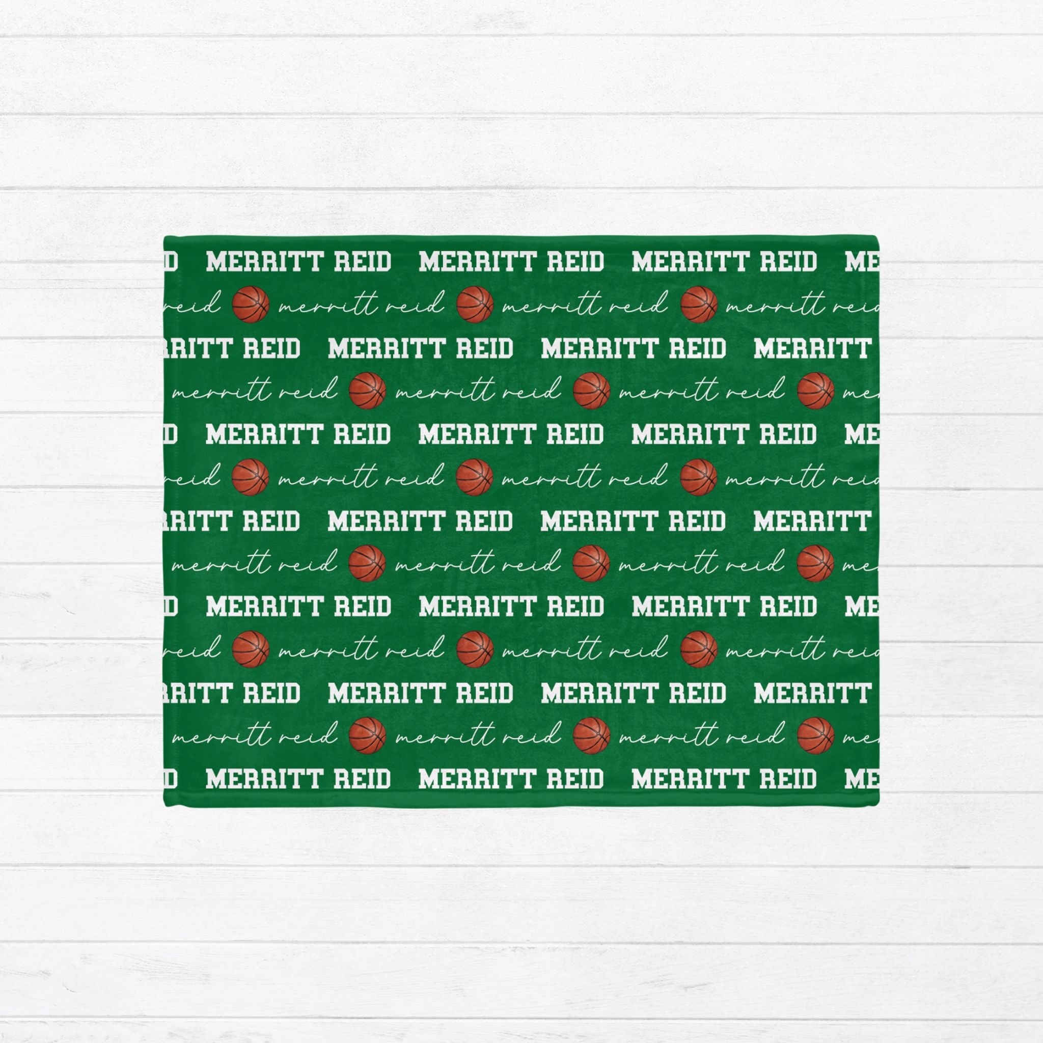 Basketball Baby Minky Blanket - Twinklette™