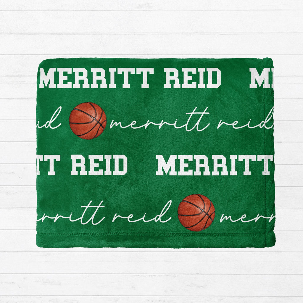 Basketball Baby Minky Blanket - Twinklette™