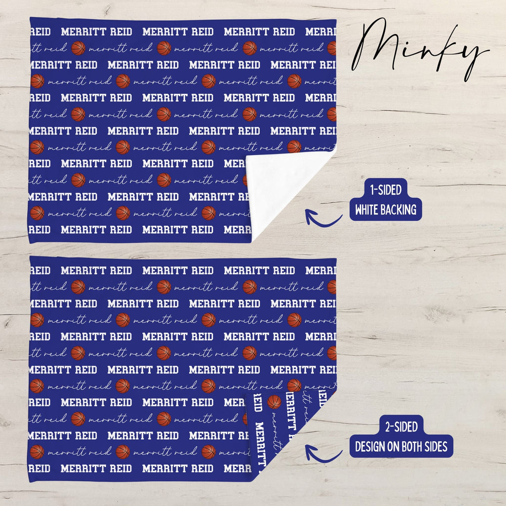 Basketball Baby Minky Blanket - Twinklette™