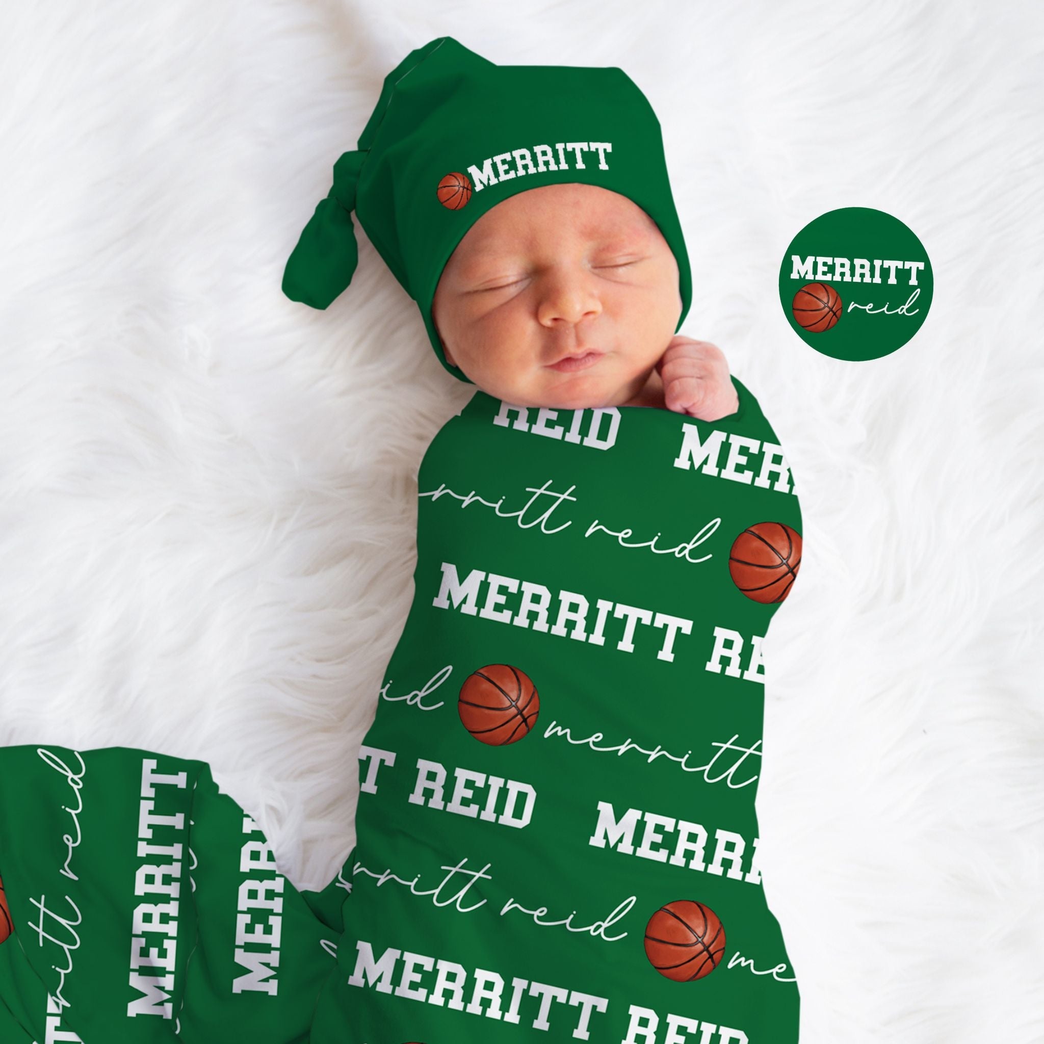 Basketball Baby Swaddle Set - Twinklette™