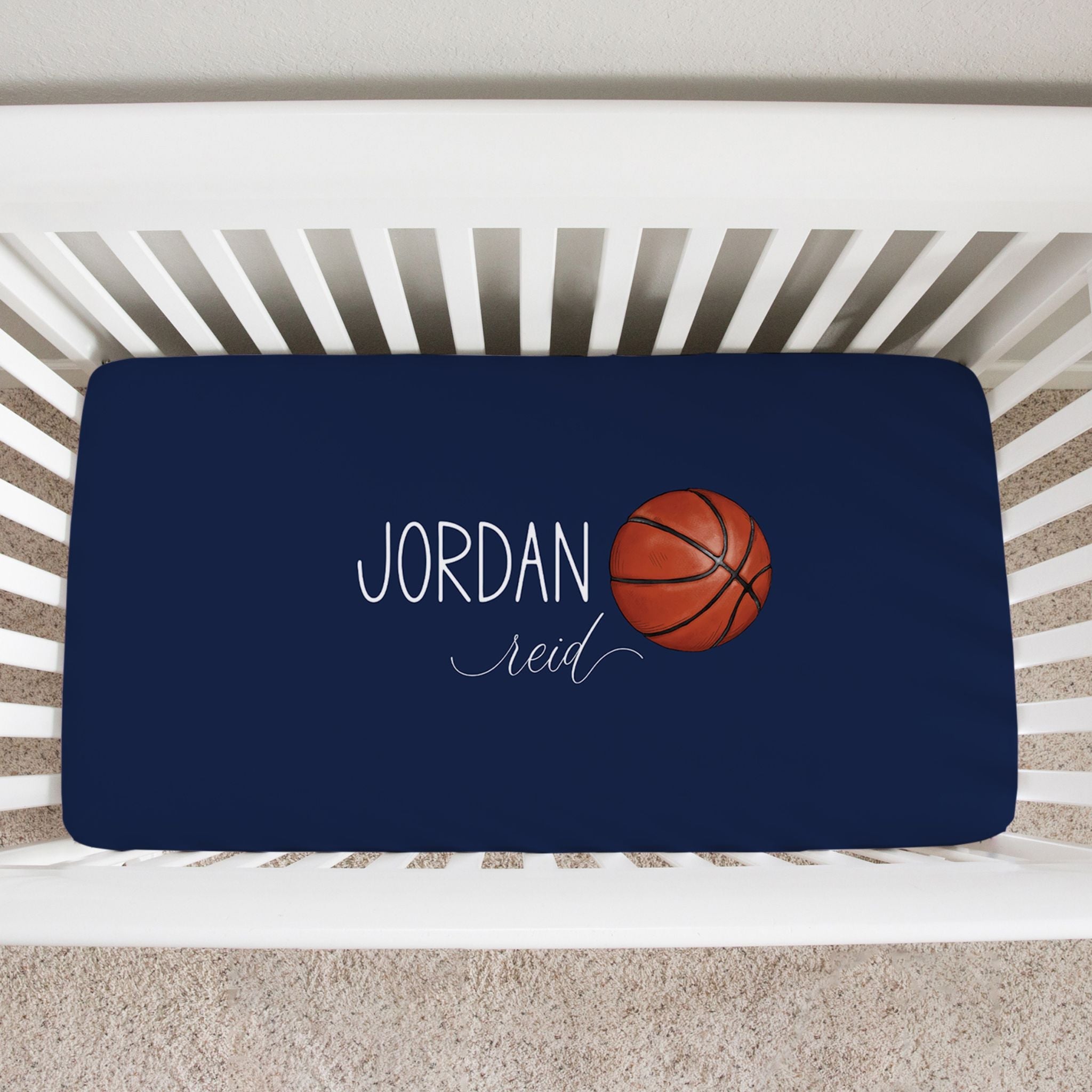 Basketball Crib Sheet - Twinklette™