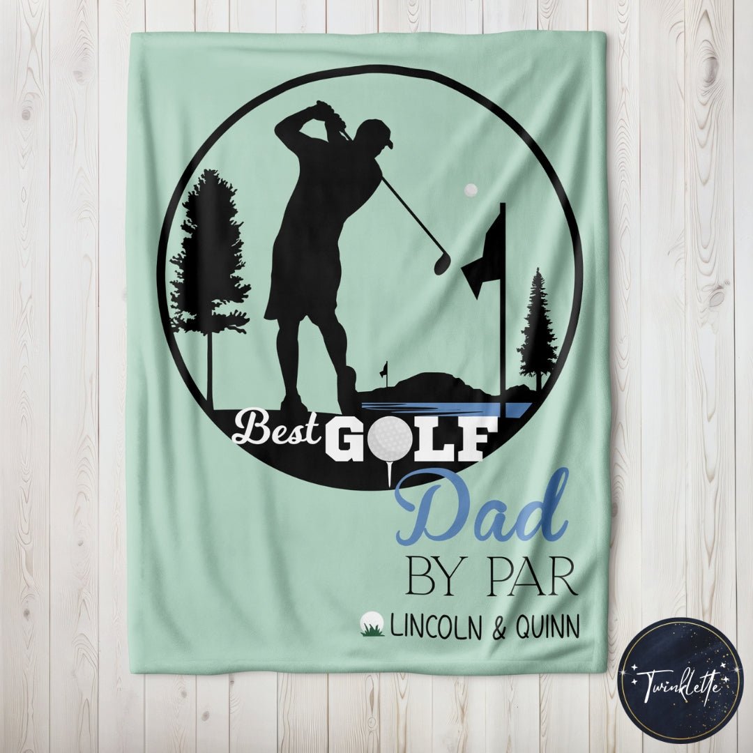 Best Golf Dad by PAR Blanket - Twinklette™