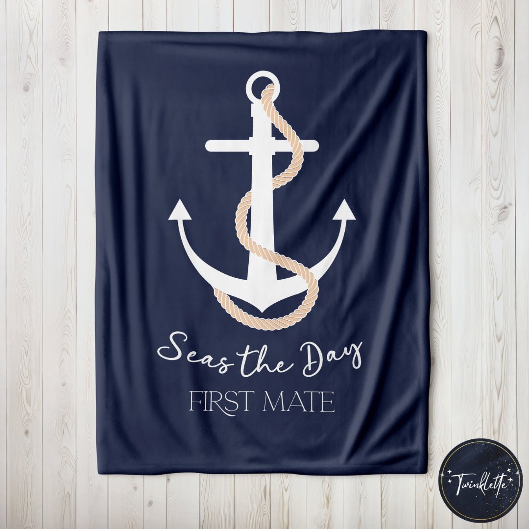 Boat Anchor Name Blanket - Twinklette™