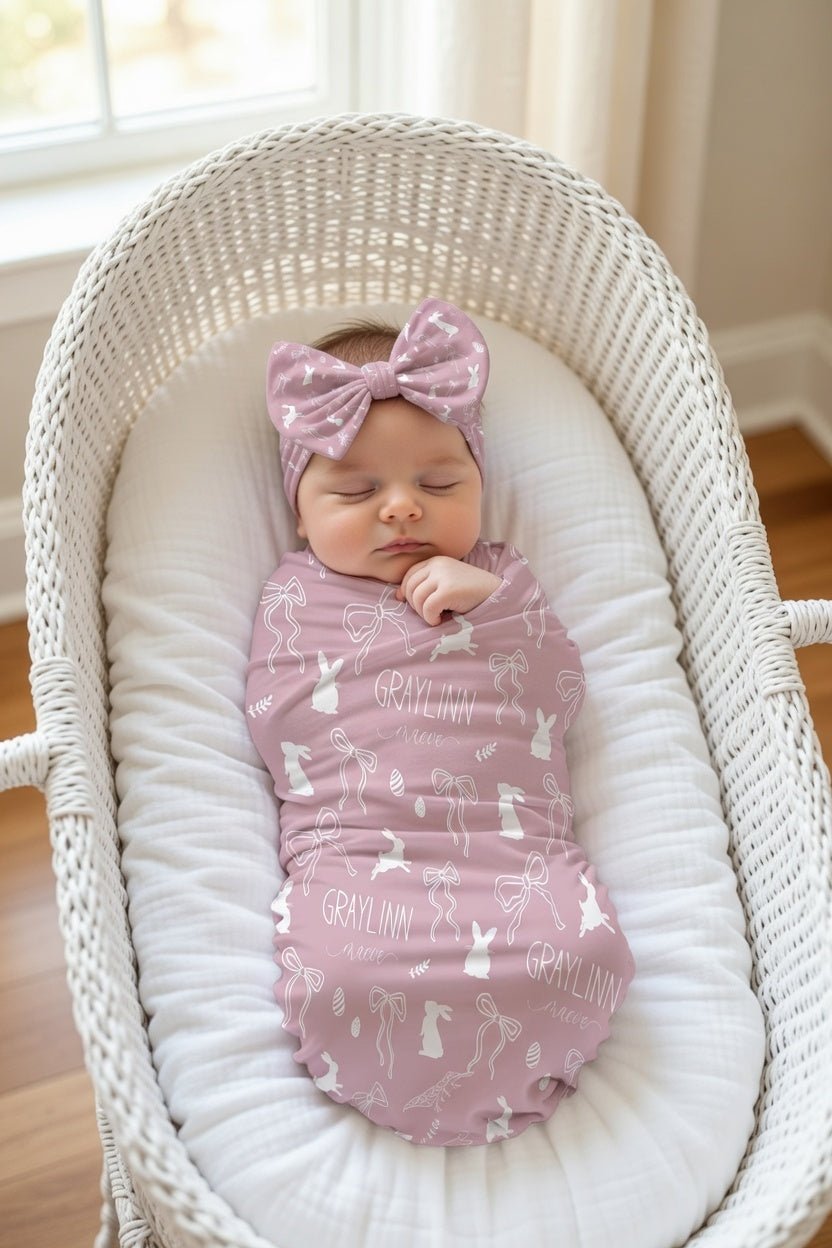 Bunny Bows Baby Bow Headband - Twinklette™