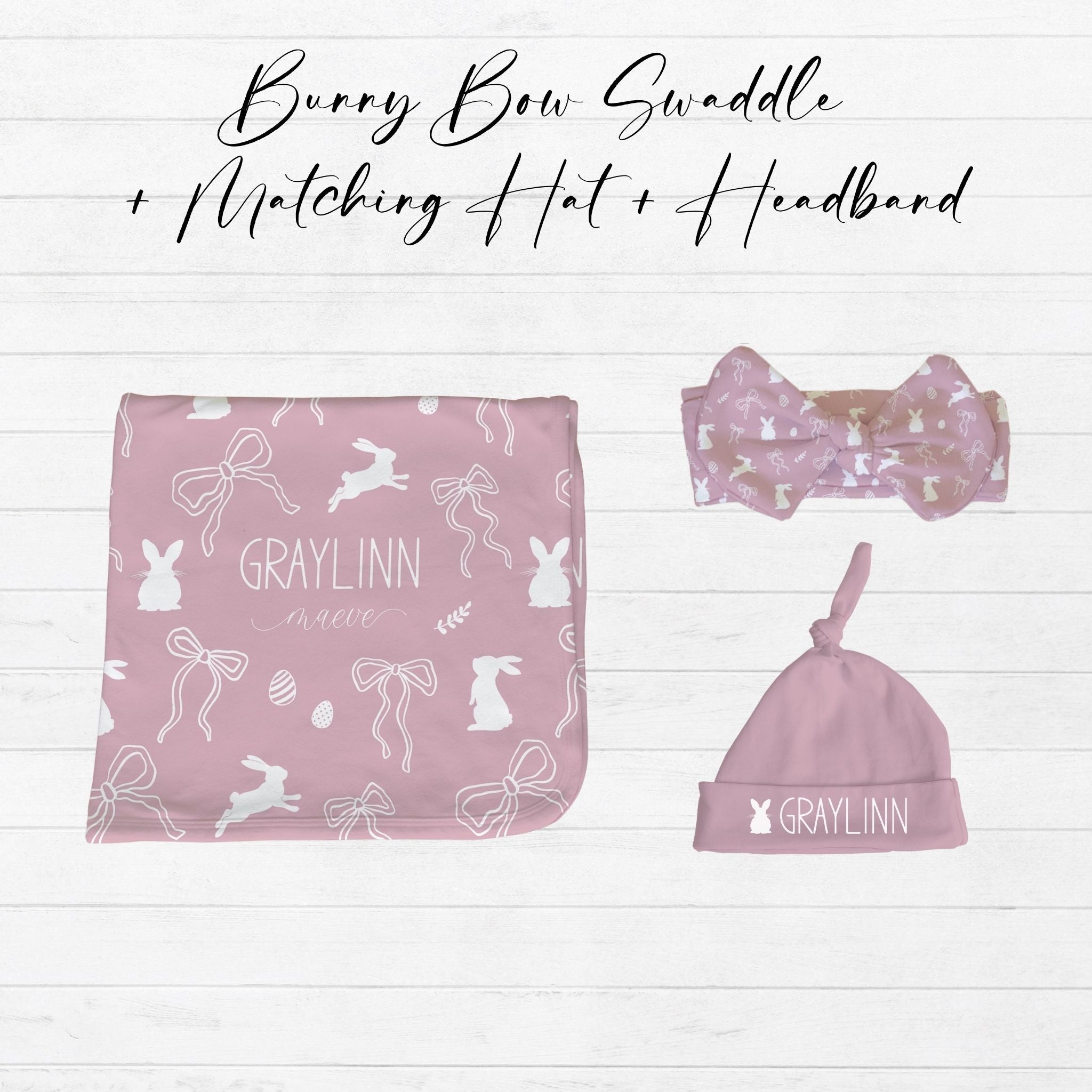 Bunny Bows Baby Bow Headband - Twinklette™