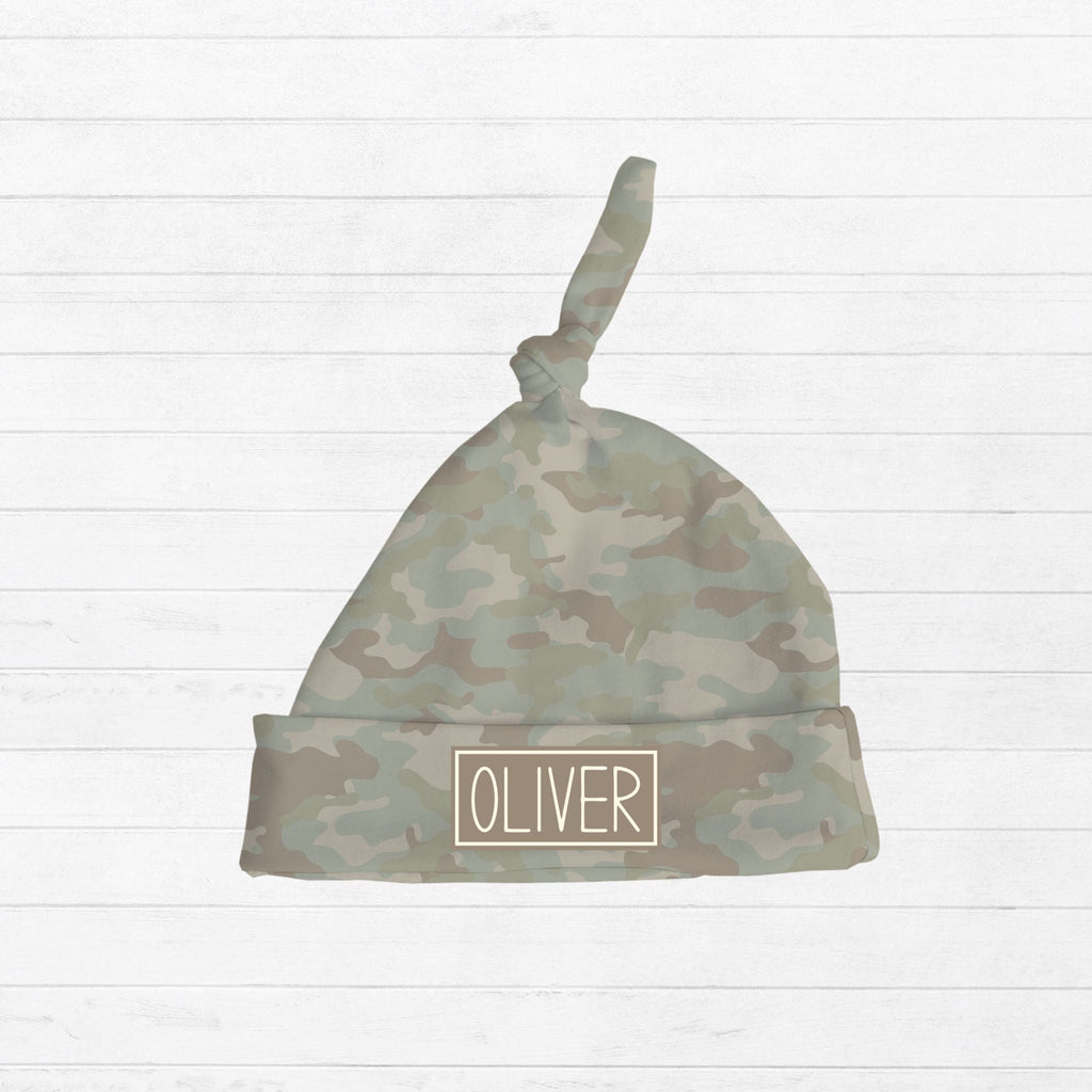 Camo Baby Knotted Hat - Twinklette™