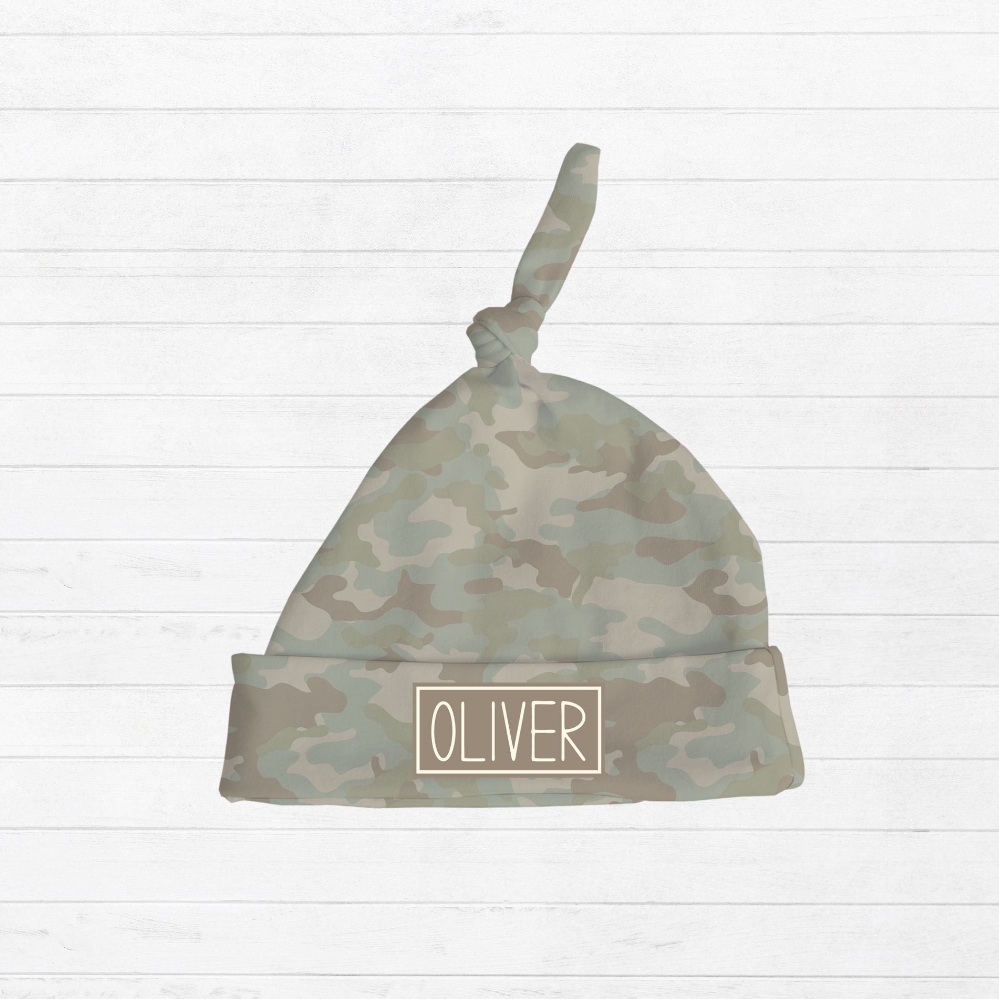 Camo Baby Knotted Hat - Twinklette™
