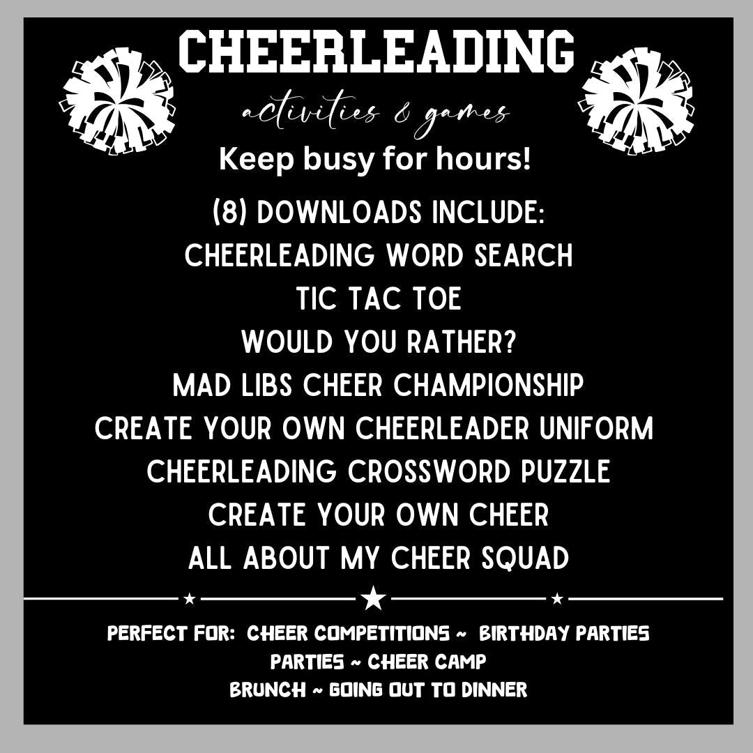 Cheerleading Party Games - Twinklette™