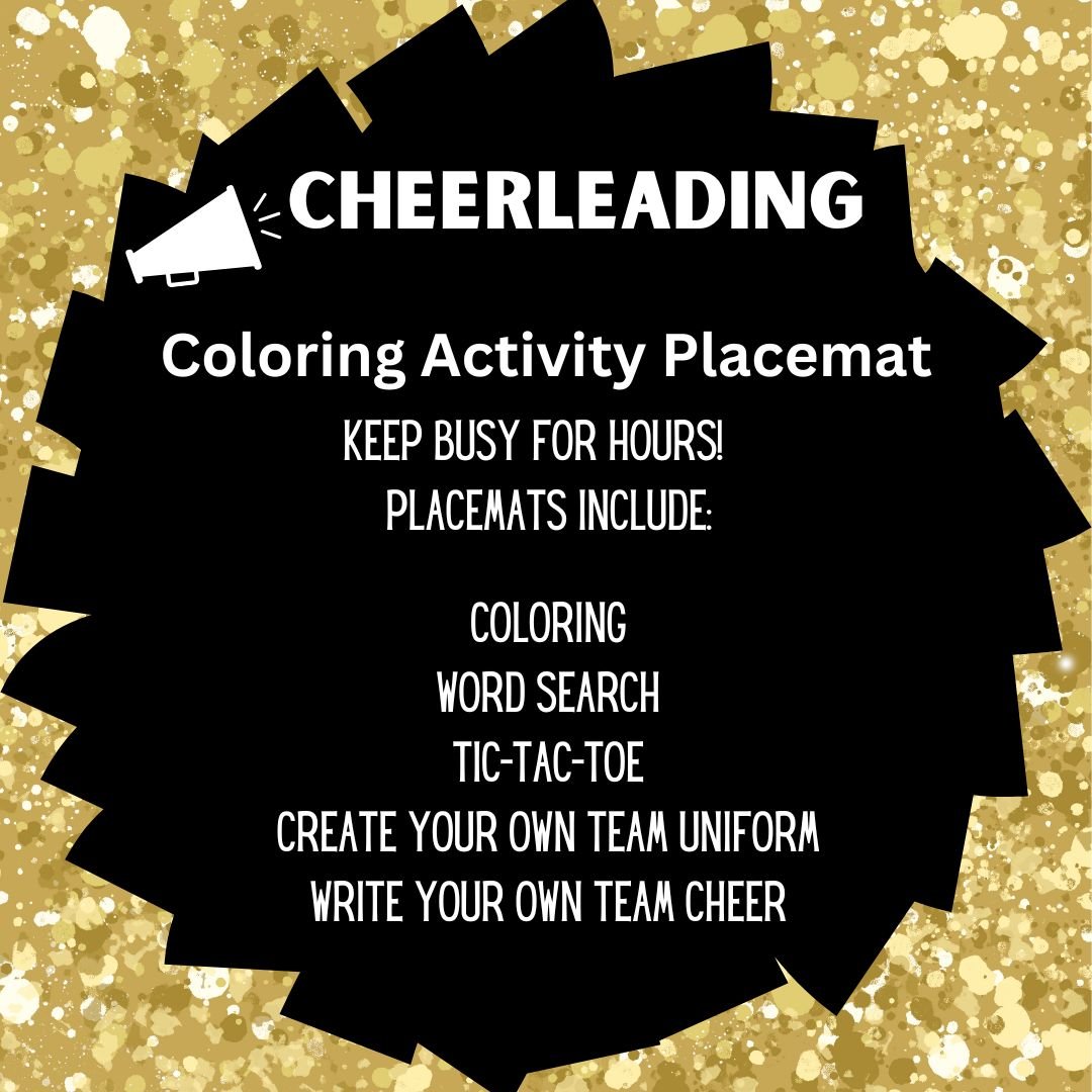 Cheerleading Placemat - Twinklette™