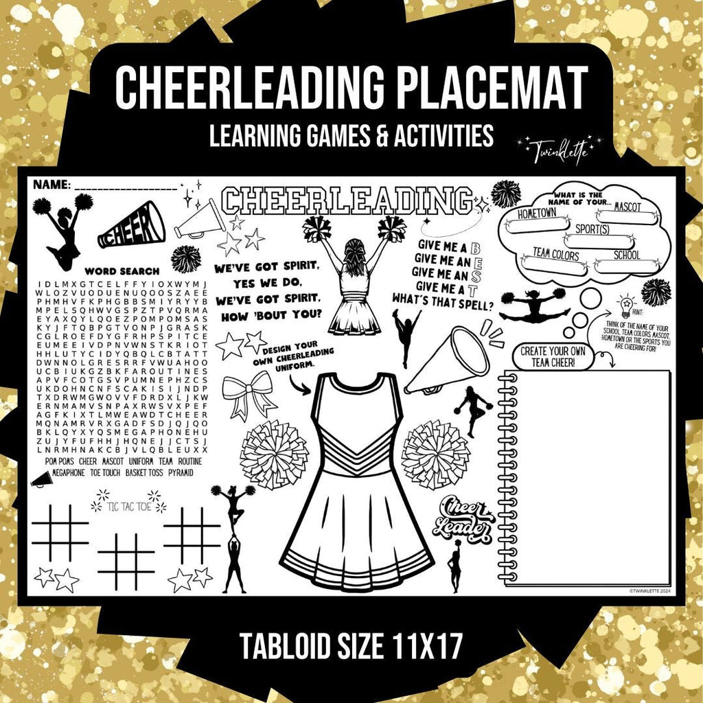 Cheerleading Placemat - Twinklette™