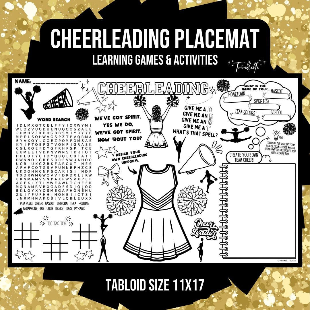 Cheerleading Placemat - Twinklette™
