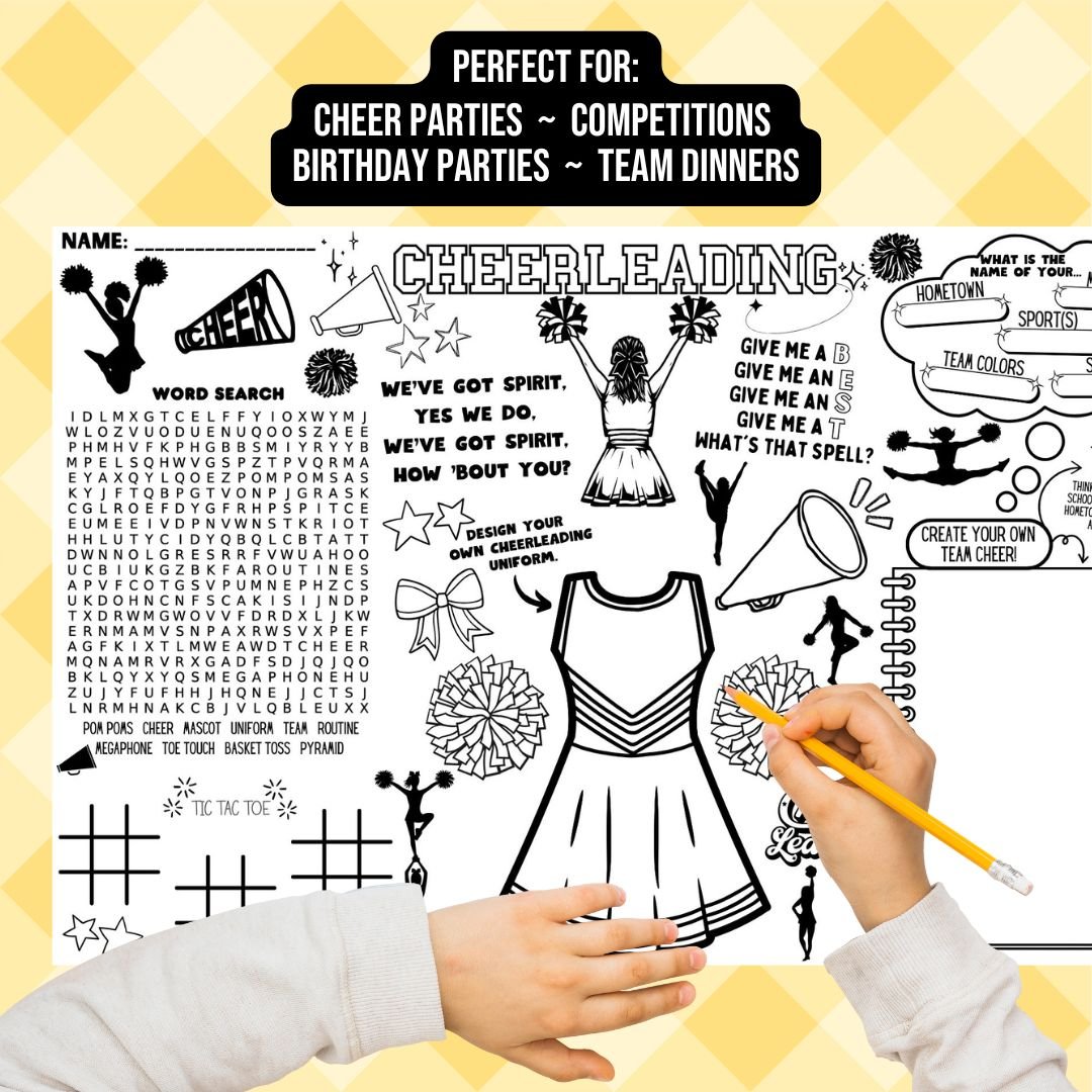 Cheerleading Placemat - Twinklette™