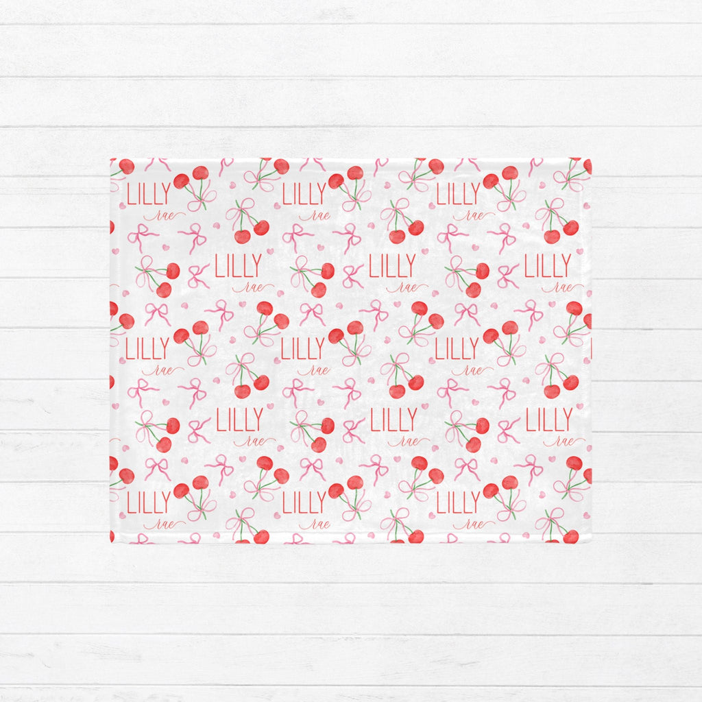 Cherry Baby Minky Blanket - Twinklette™