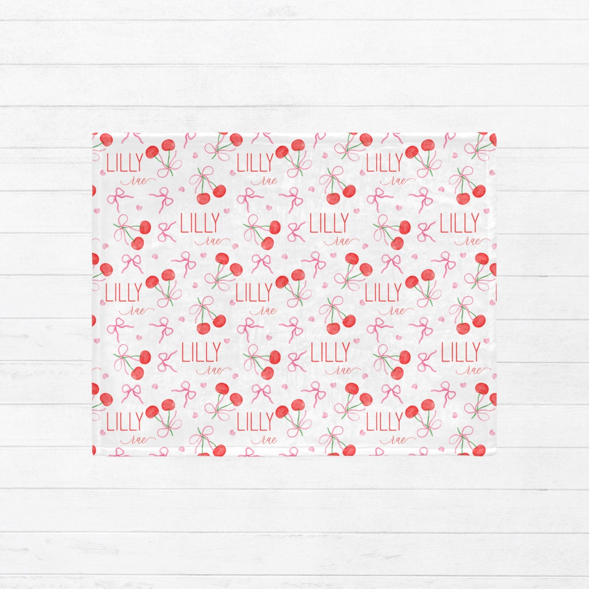 Cherry Baby Minky Blanket - Twinklette™