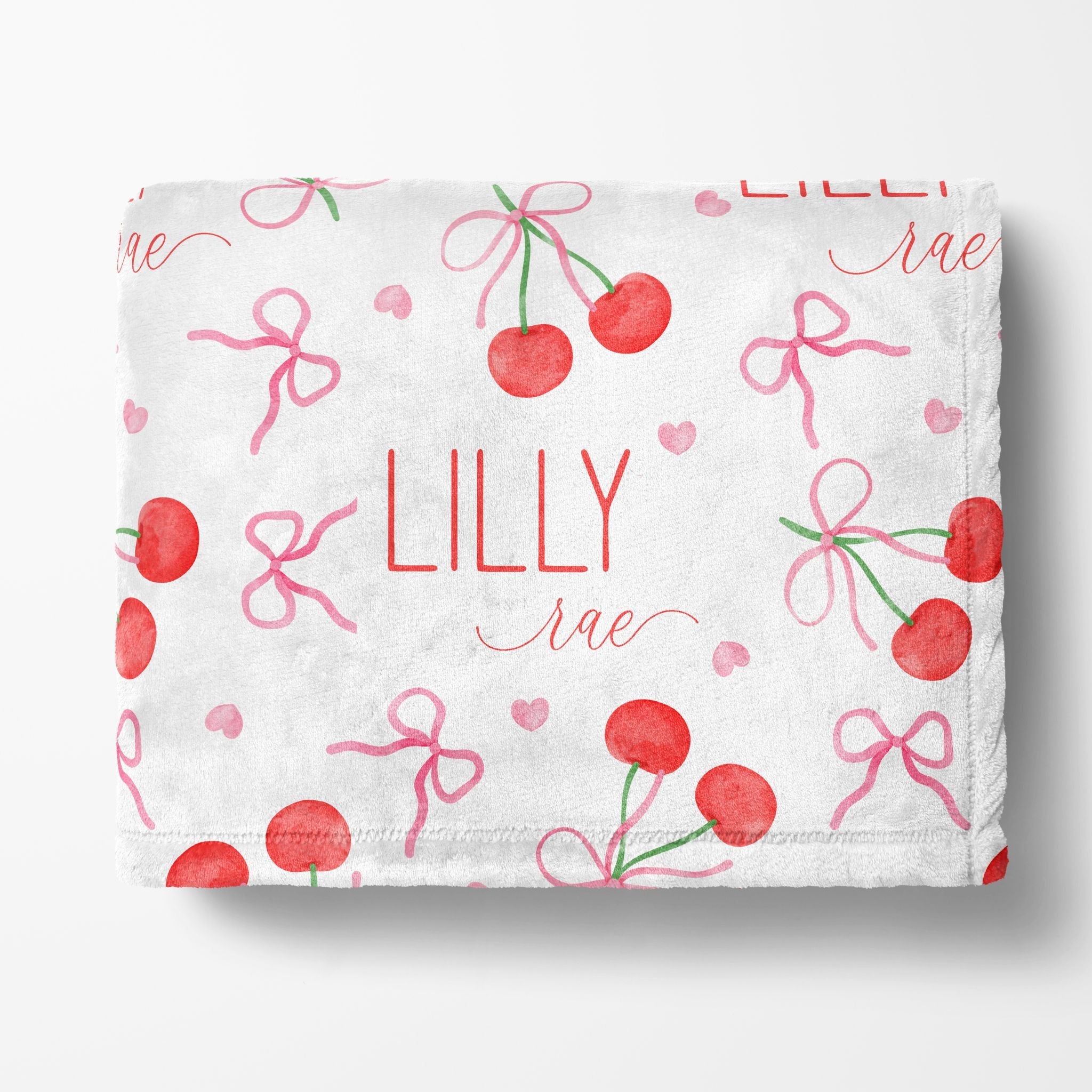 Cherry Name Blanket - Twinklette™