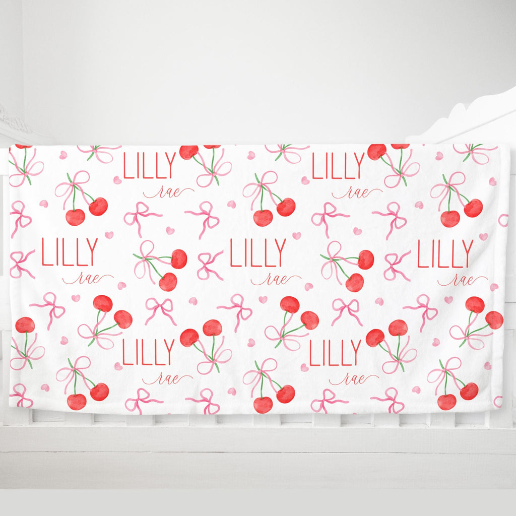 Cherry Name Blanket - Twinklette™