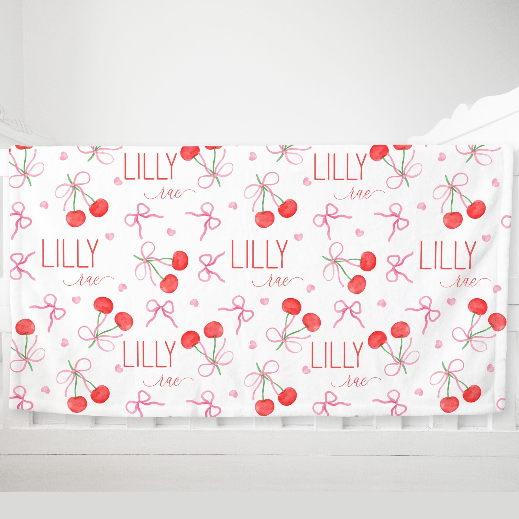 Cherry Name Blanket - Twinklette™