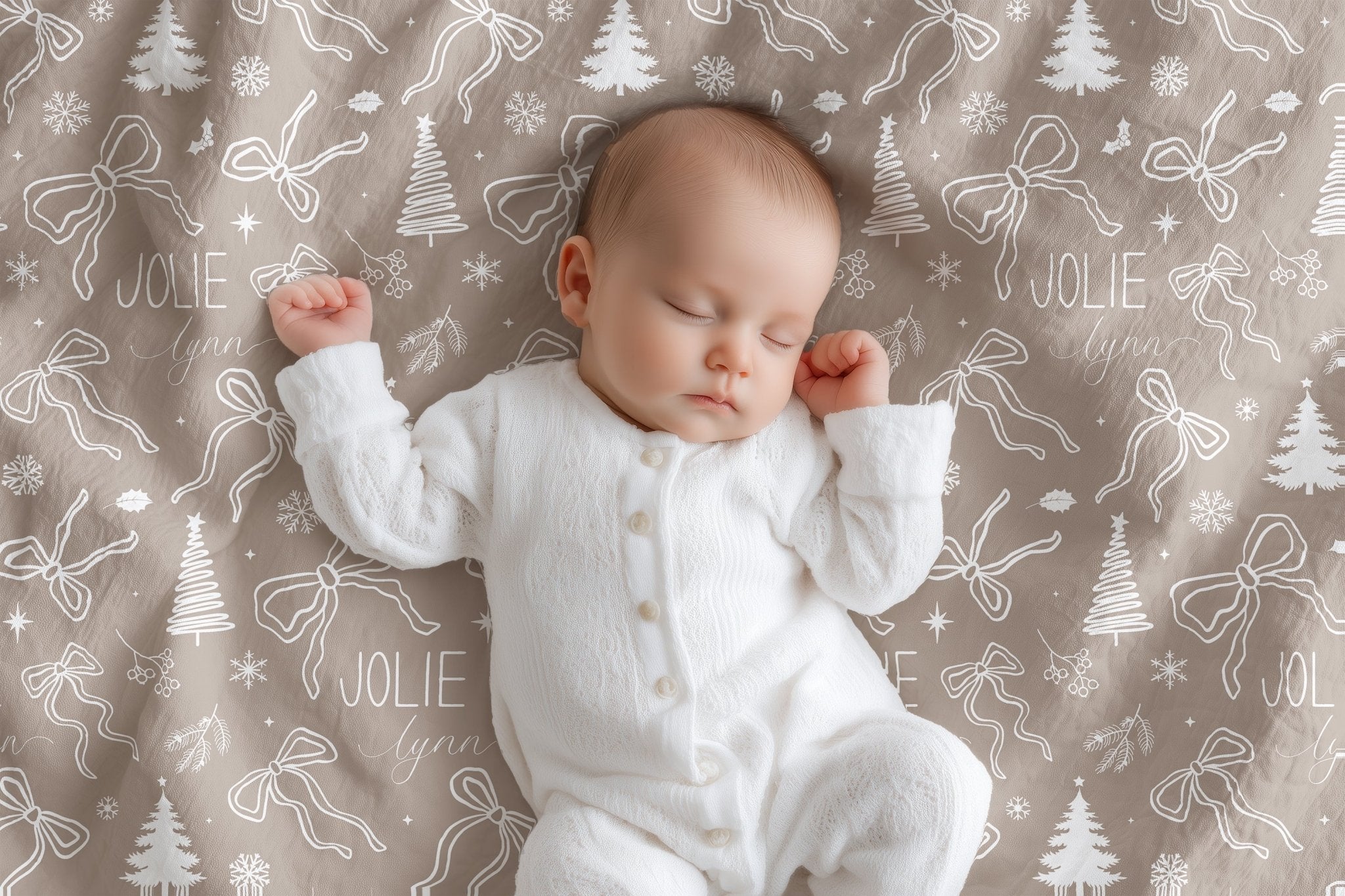 Christmas Bows Baby Swaddle Bundle - Twinklette™