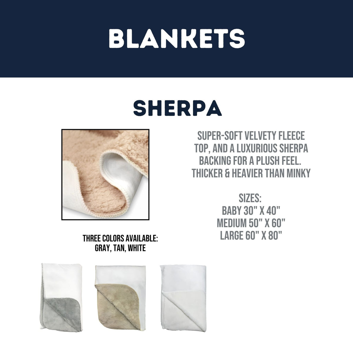 Tabeau Sharpa Ski Sherpa Blankets – Twinklette™