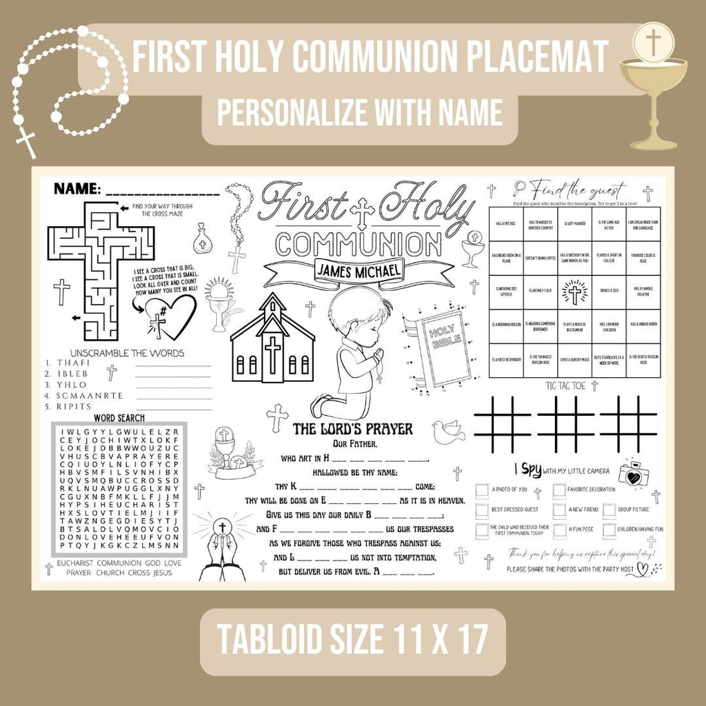 Communion Placemat - Twinklette™