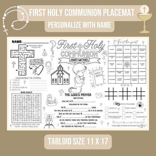 Communion Placemat - Twinklette™