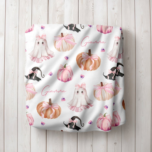 Coquette Bow Halloween Blanket - Twinklette™