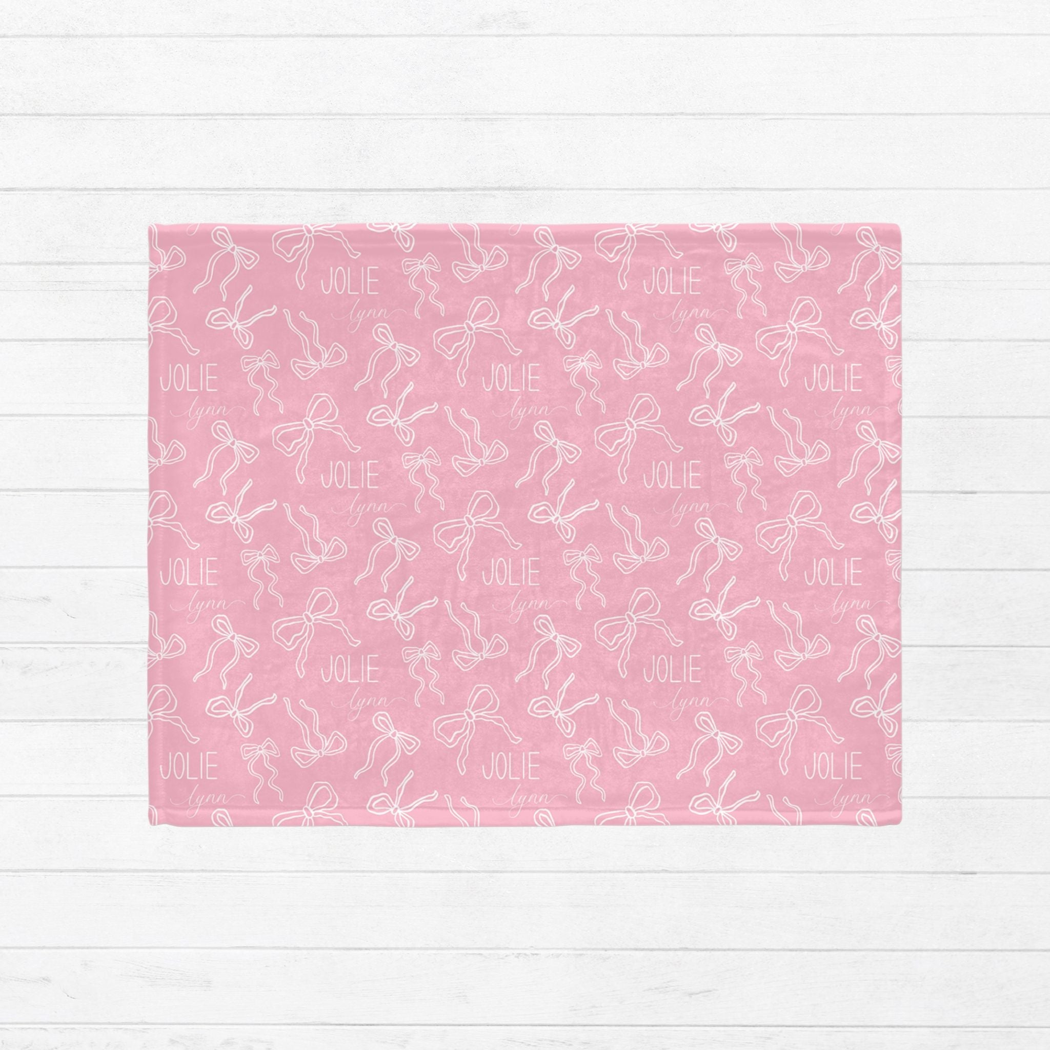 Coquette Bows Baby Minky Blanket - Twinklette™