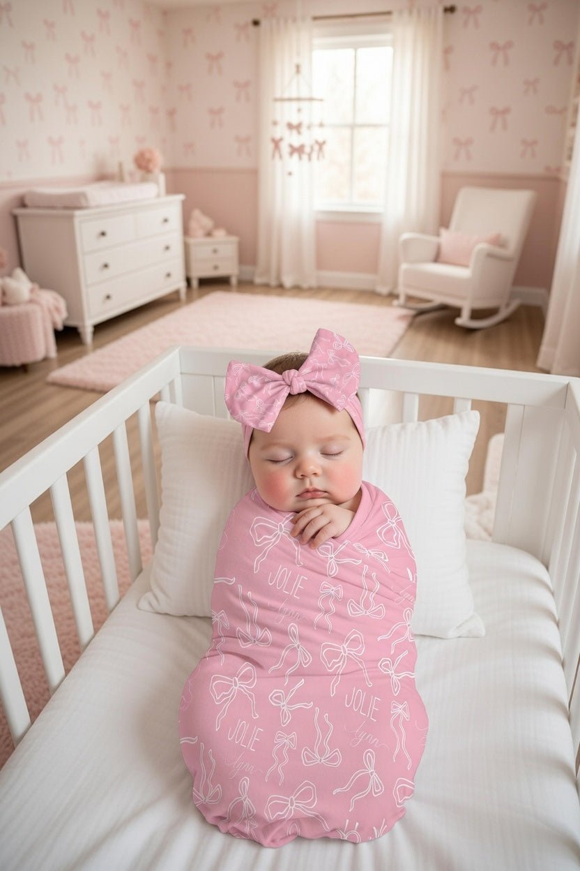 Coquette Bows Baby Swaddle - Twinklette™