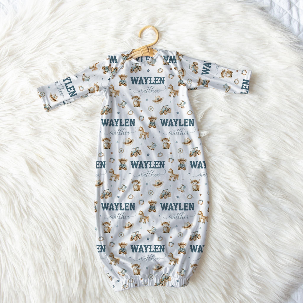 Cowboy Baby Gown - Twinklette™