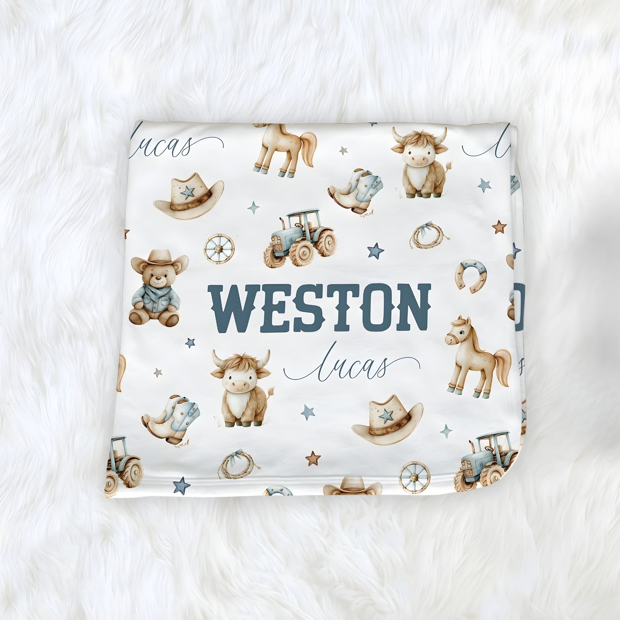 Cowboy Baby Swaddle - Twinklette™