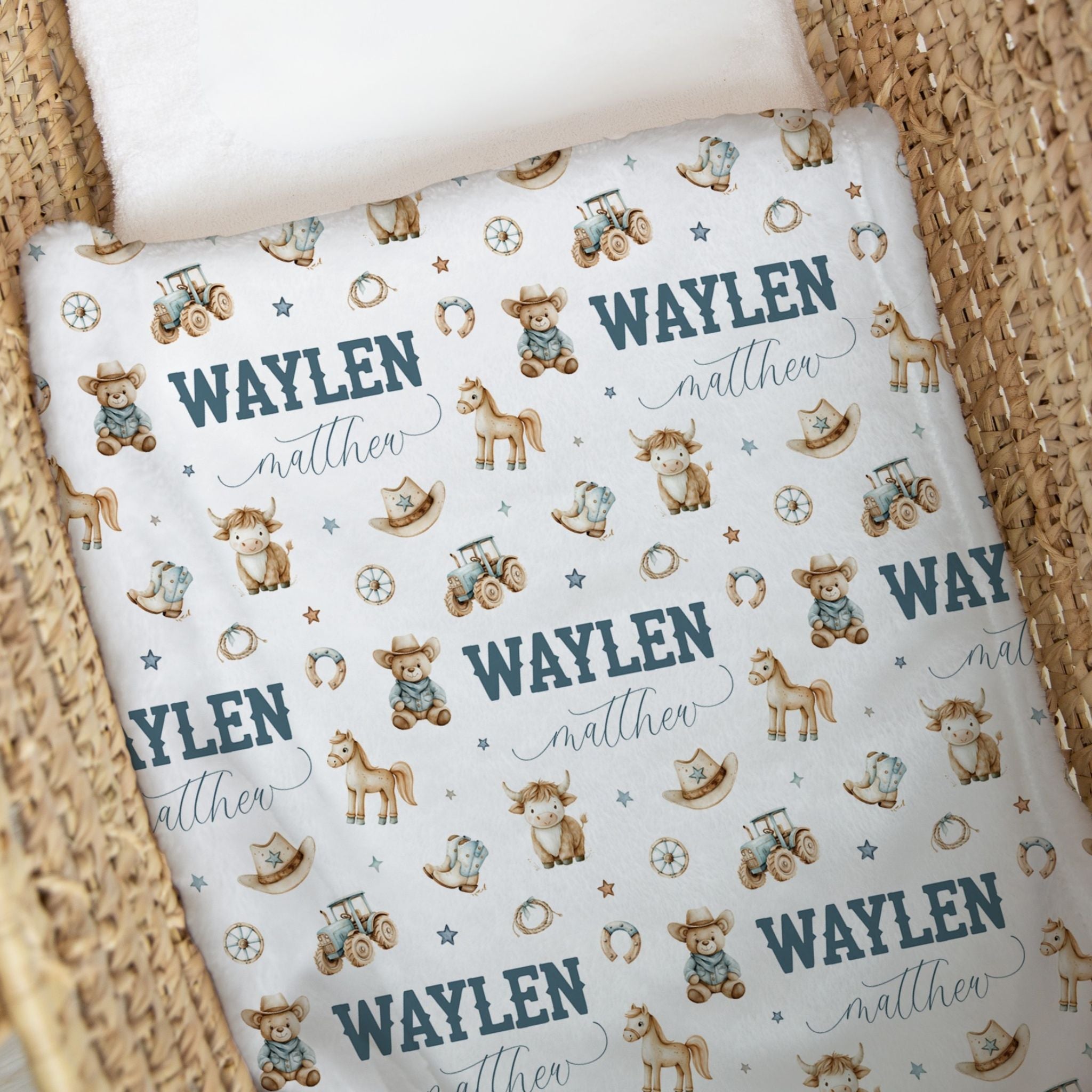 Cowboy Baby Swaddle - Twinklette™