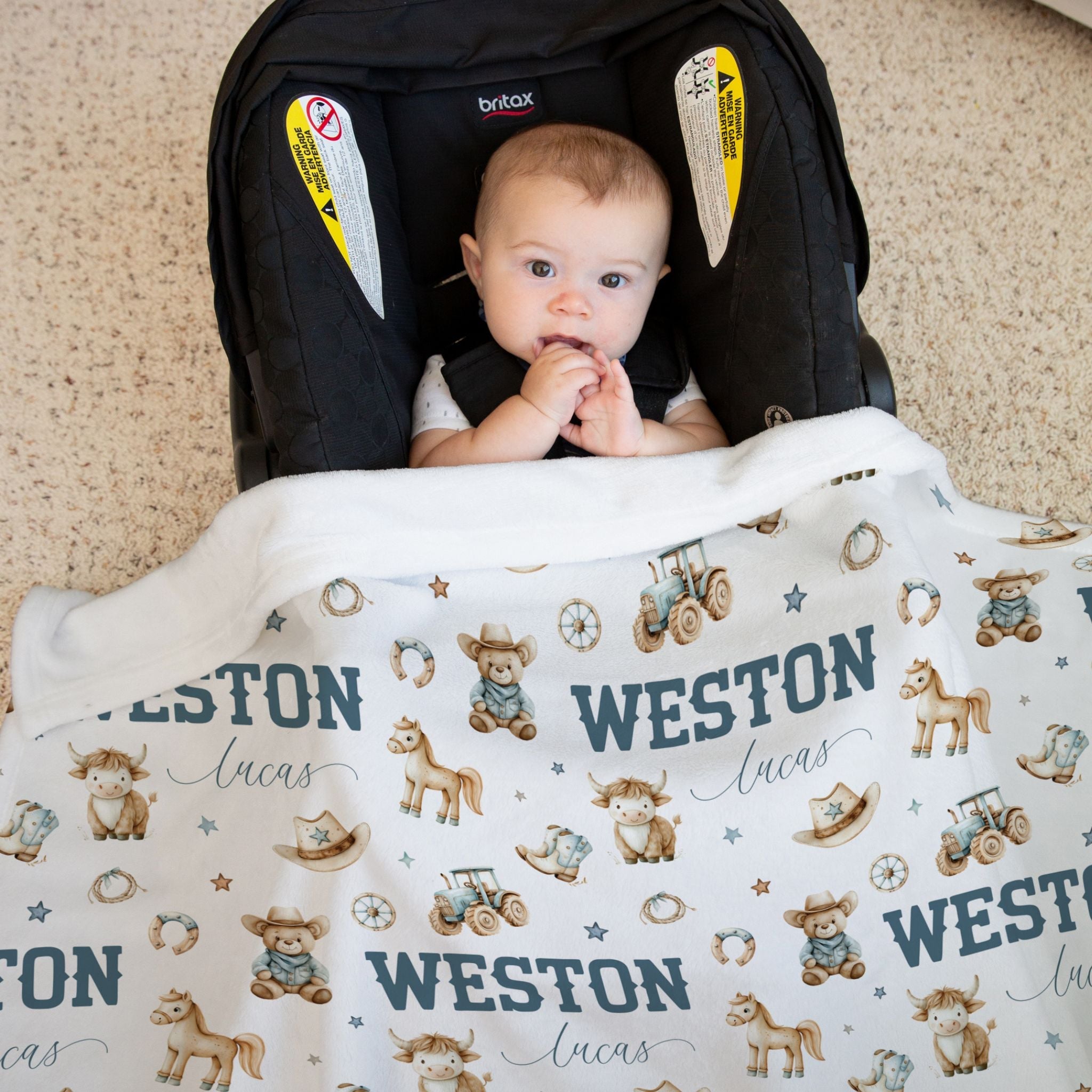Cowboy Name Blanket - Twinklette™