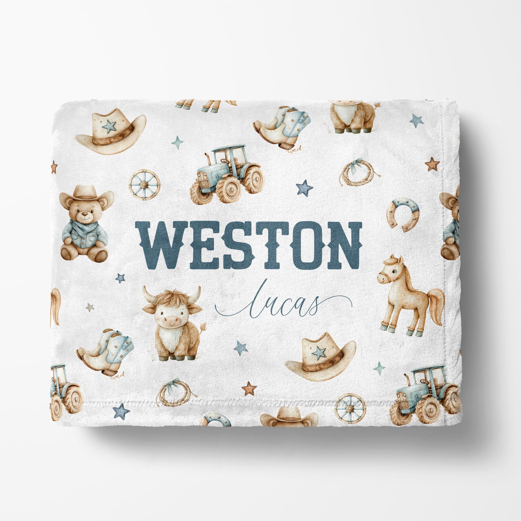 Cowboy Name Blanket - Twinklette™