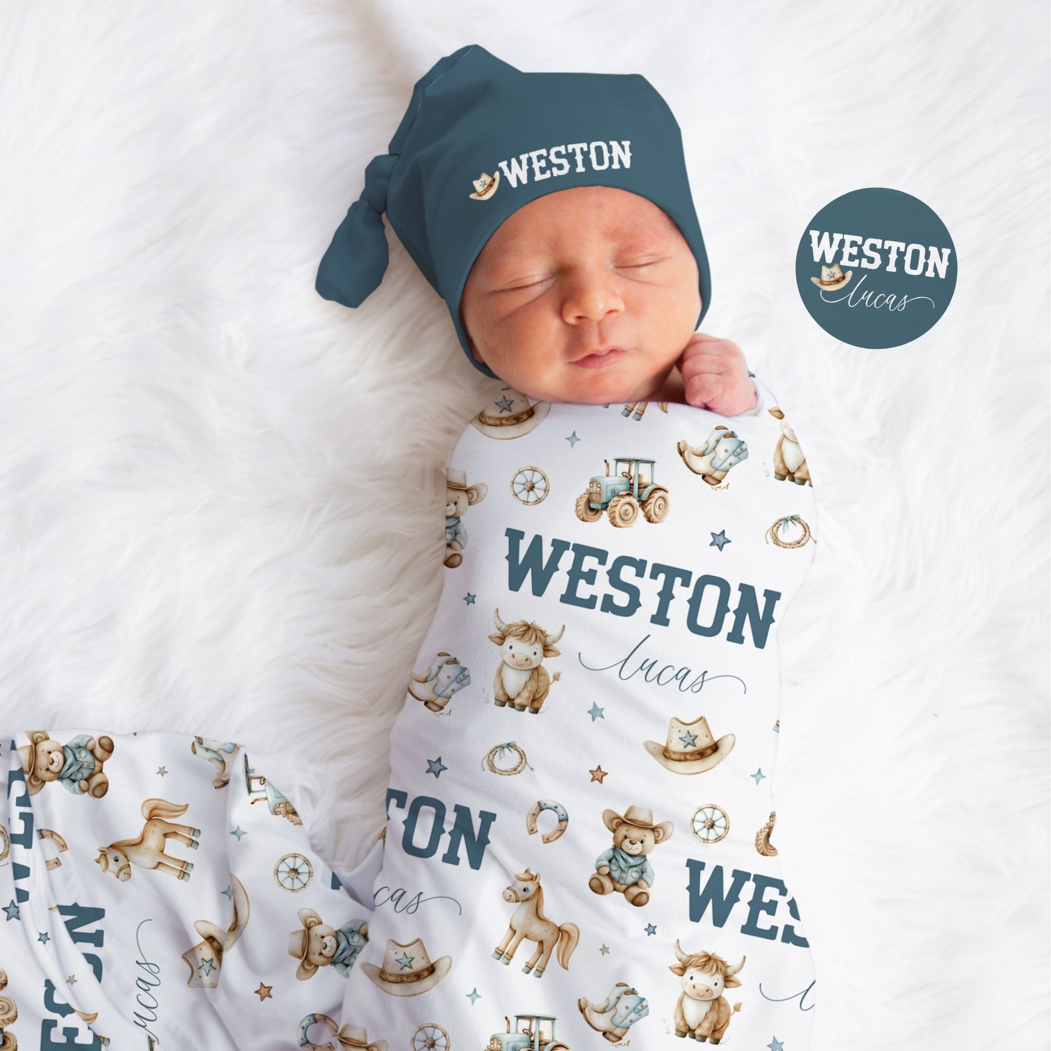 Cowboy Swaddle Set - Twinklette™