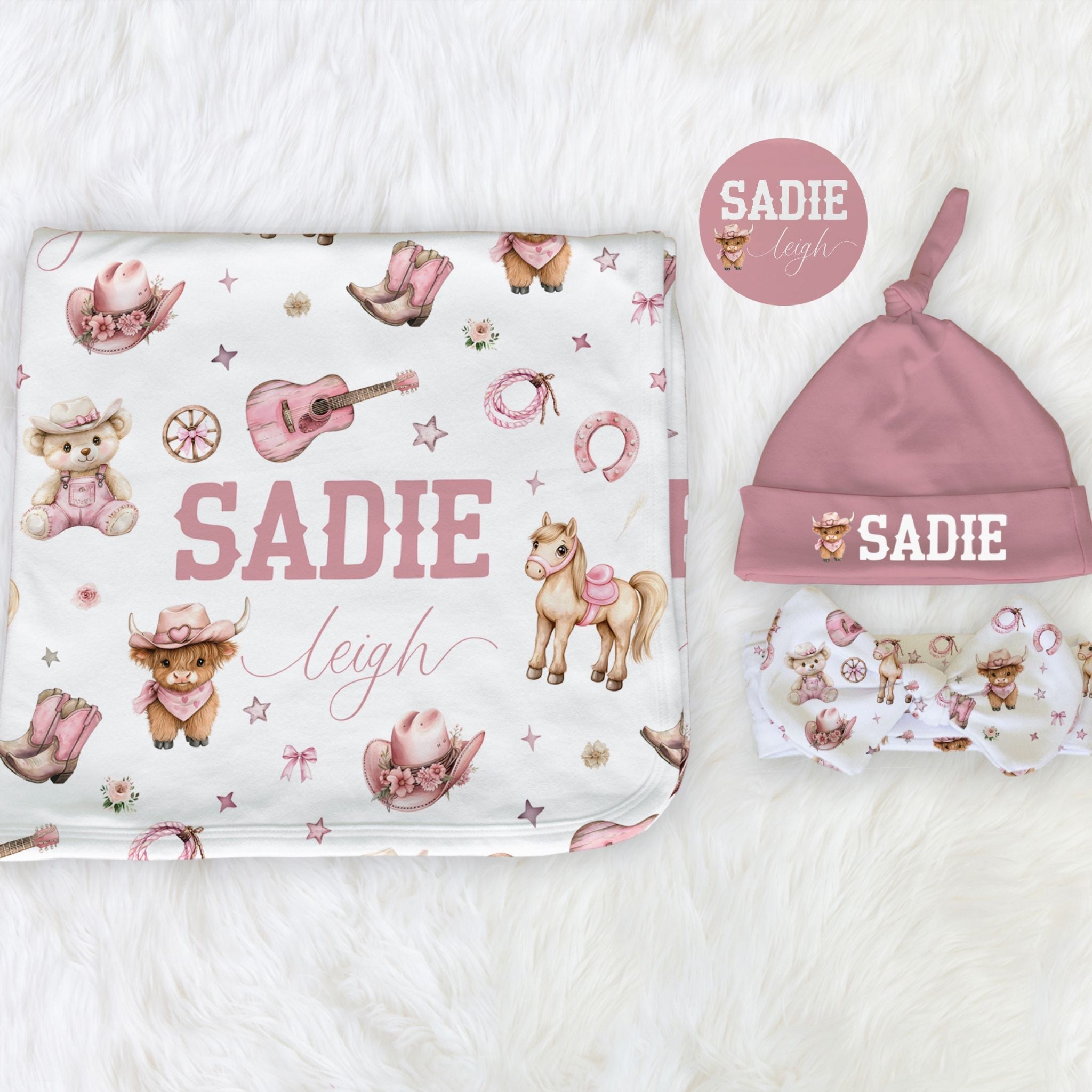 Cowgirl Swaddle Set - Twinklette™