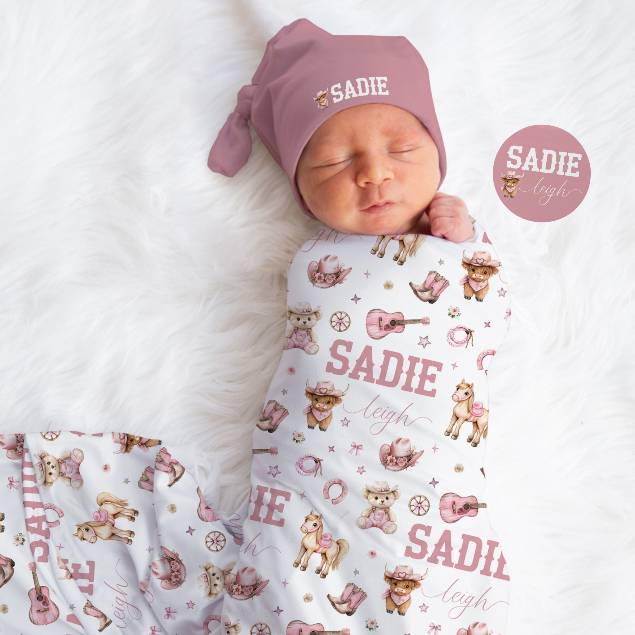Cowgirl Swaddle Set - Twinklette™