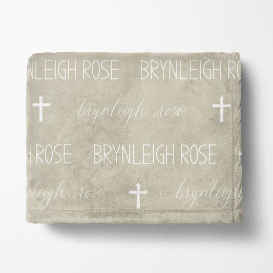 Cross Name Blanket - Twinklette™