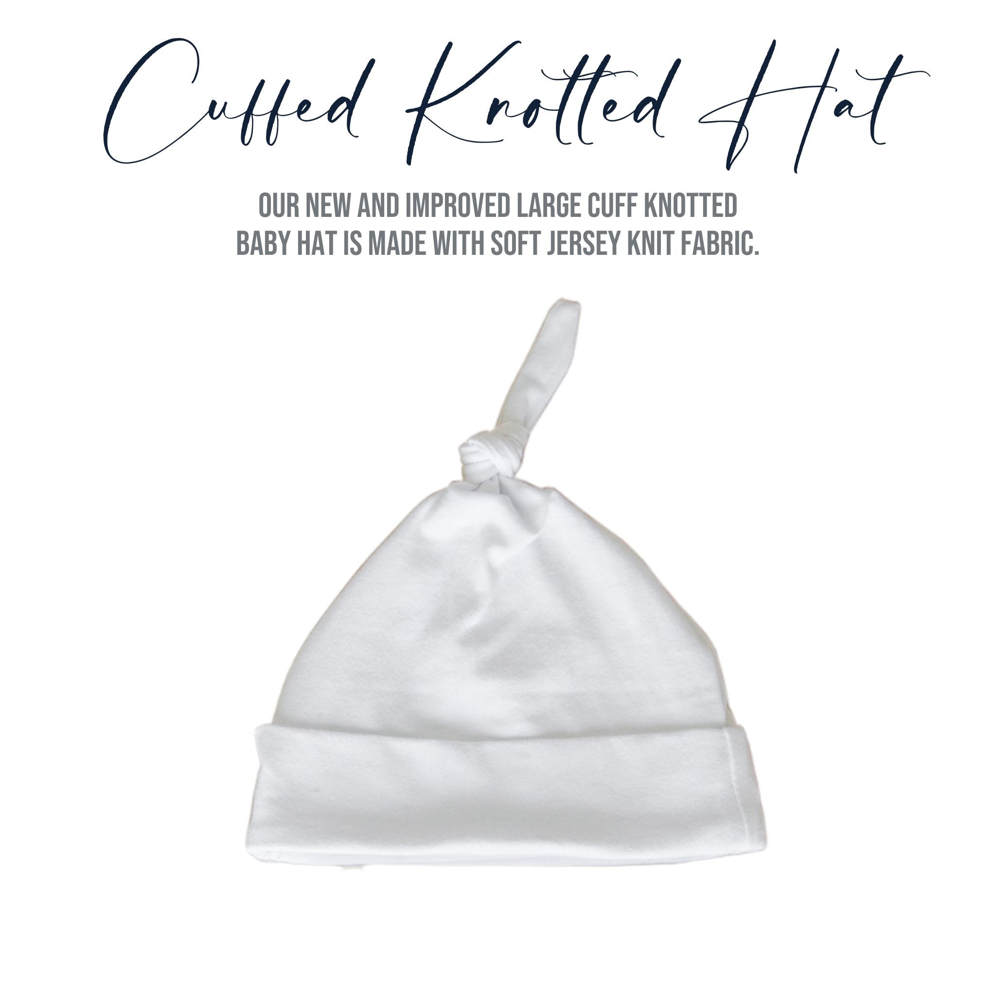 Name Baby Knotted Hat