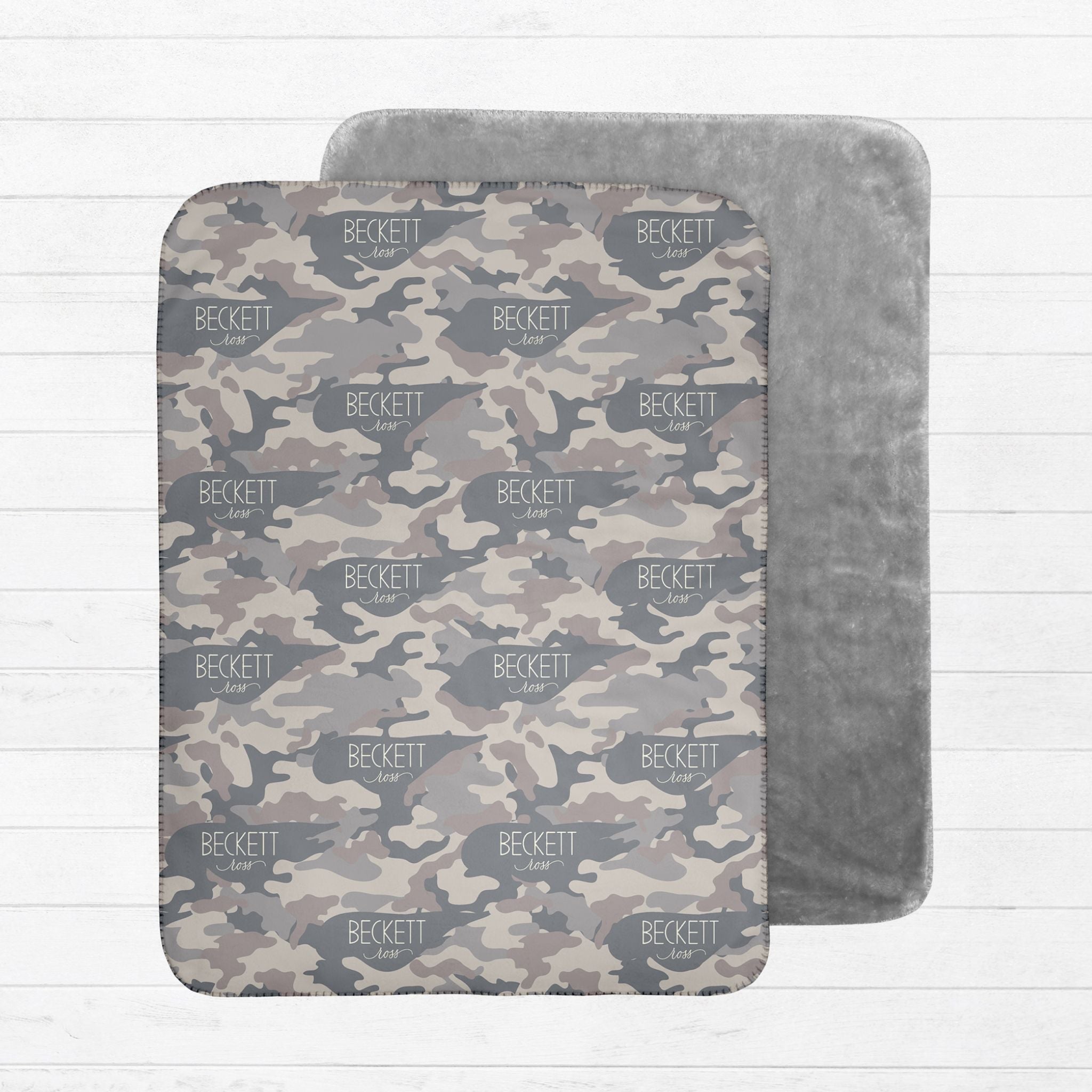 Deer Camo Baby Sherpa Blanket - Twinklette™