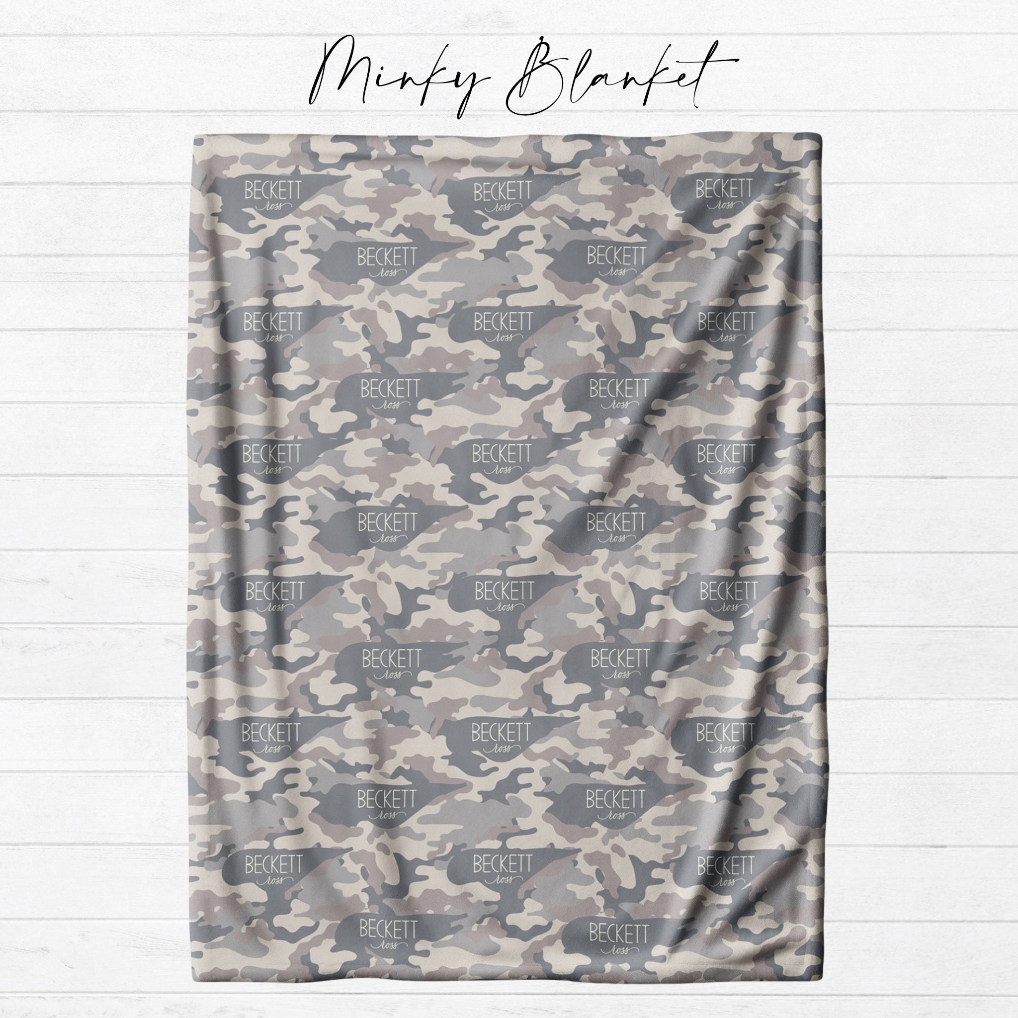 Deer Camo Kids Blanket
