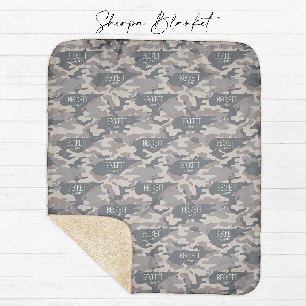 Deer Camo Kids Blanket