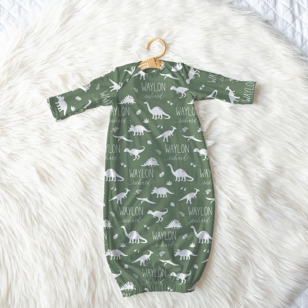 Dinosaur Baby Gown - Twinklette™