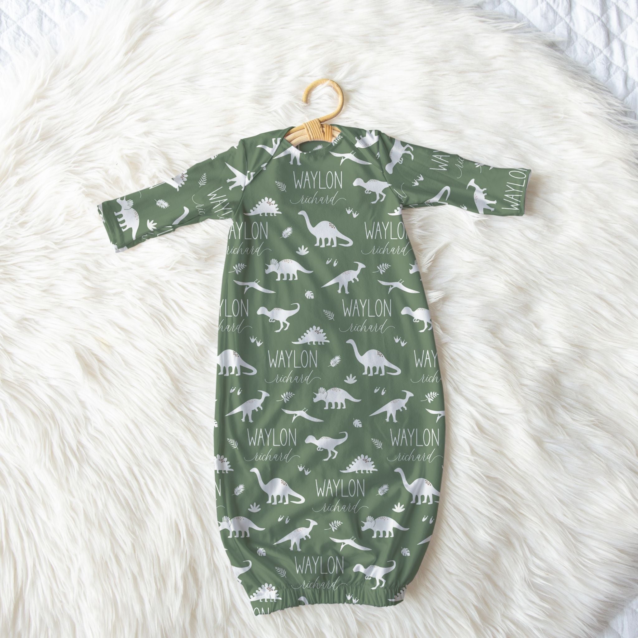 Dinosaur Baby Gown - Twinklette™