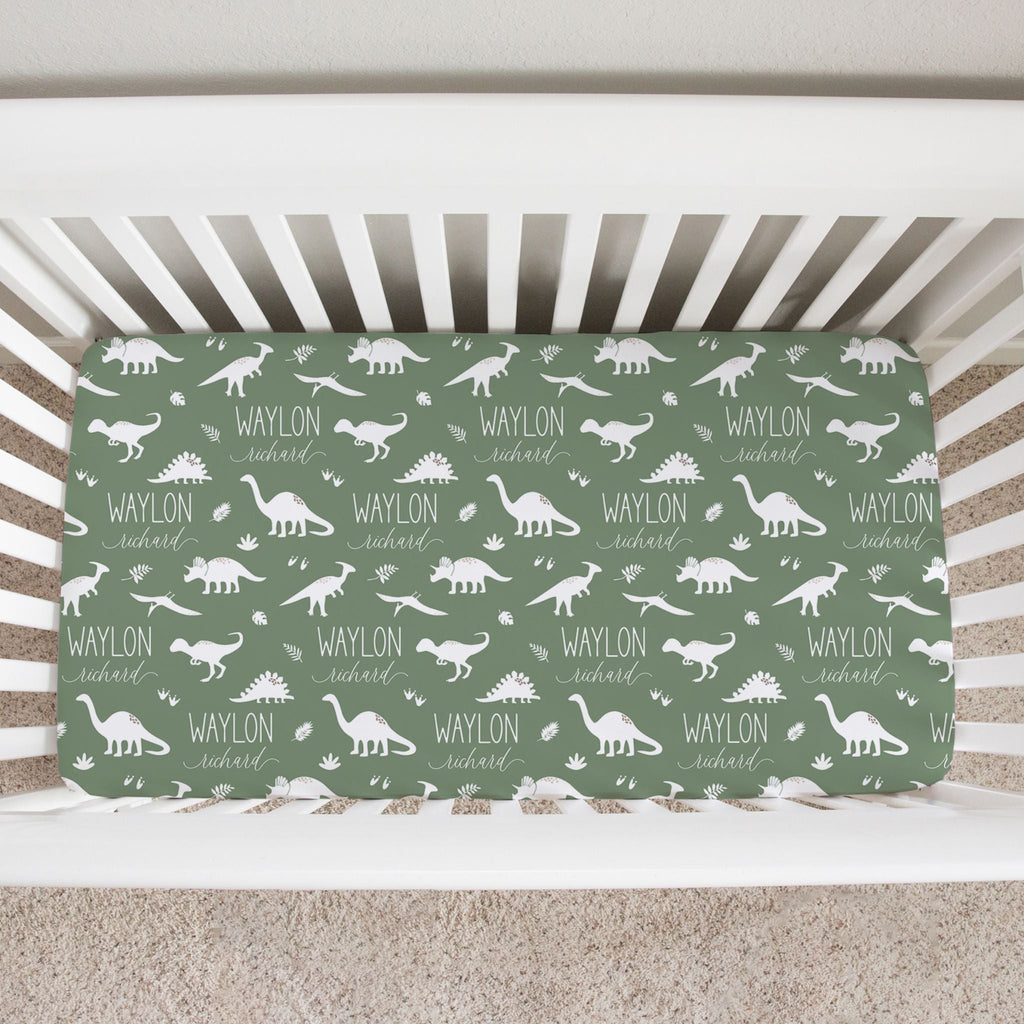 Dinosaur Crib Sheet - Twinklette™